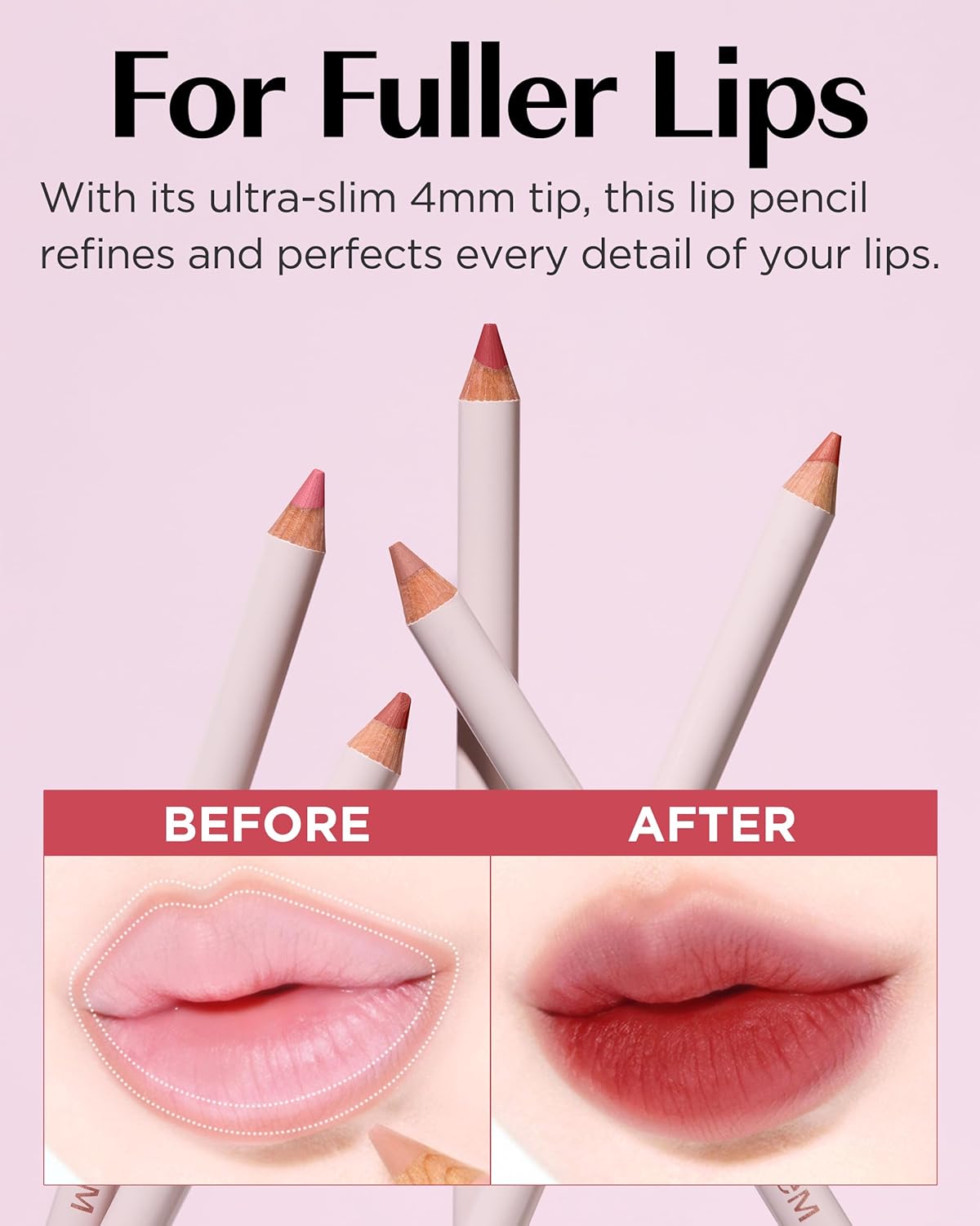 The Saem Cover Perfection Lip Pencil - 6 Colors [#04 Taro]